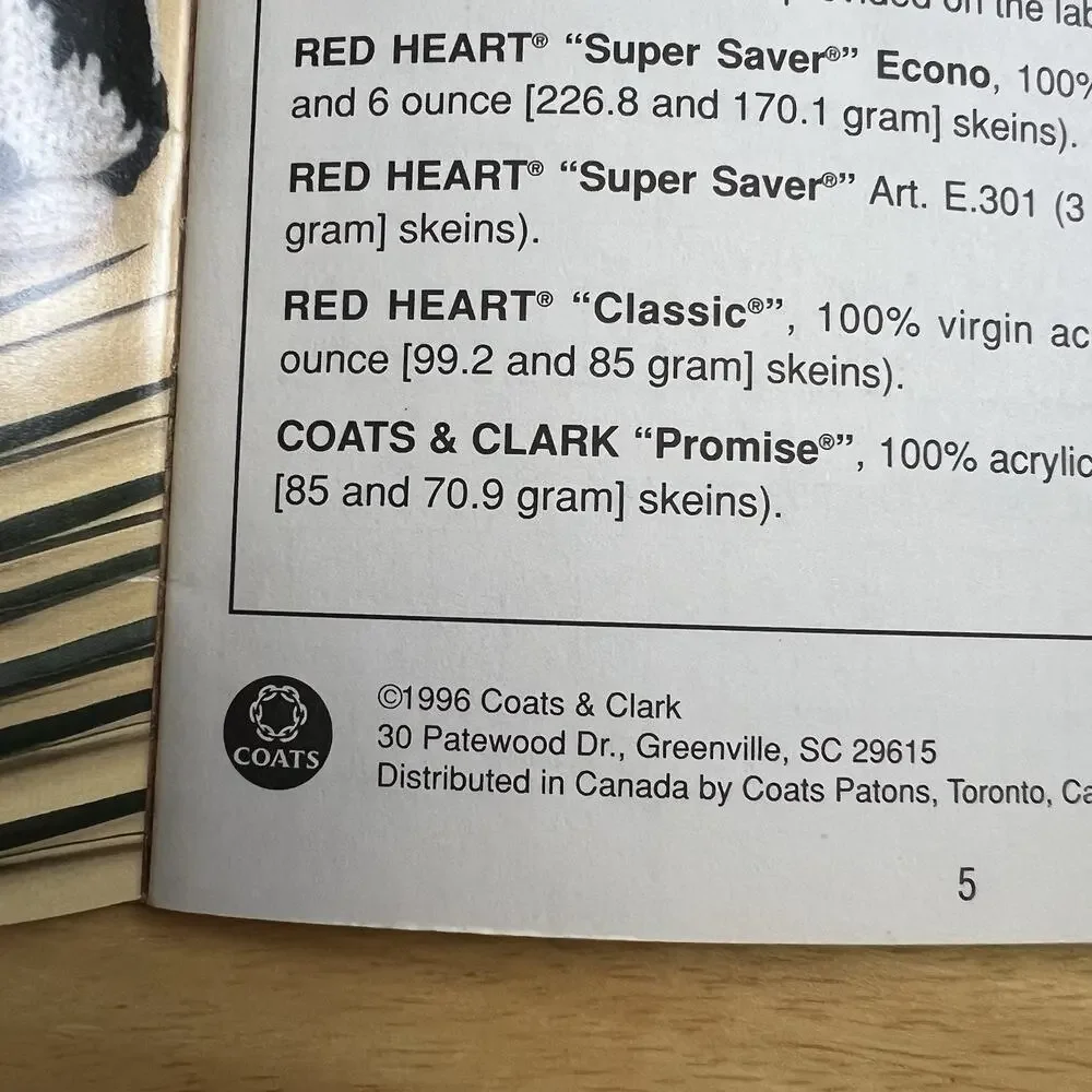 Red Heart Creature Comforts Knit and Crochet Slipper Patterns Vintage 1996